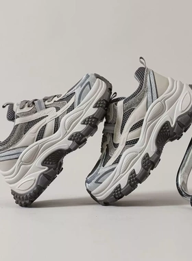 春达女鞋2026春季新款厚底时尚百搭舒适双网透气单里老爹鞋6821