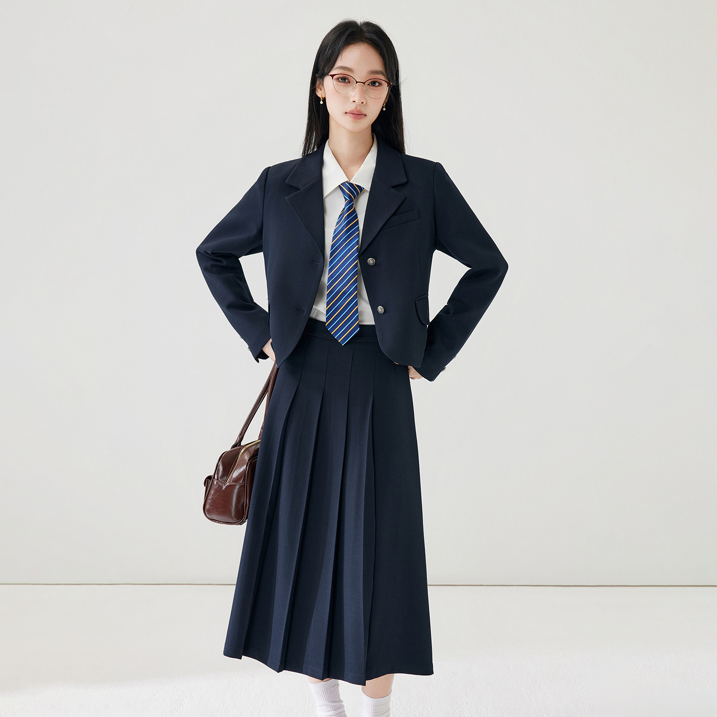 大学生面试职业装女裙套装