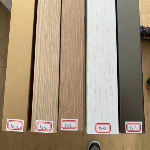 高分子扶手玻璃卡槽可热弯木纹