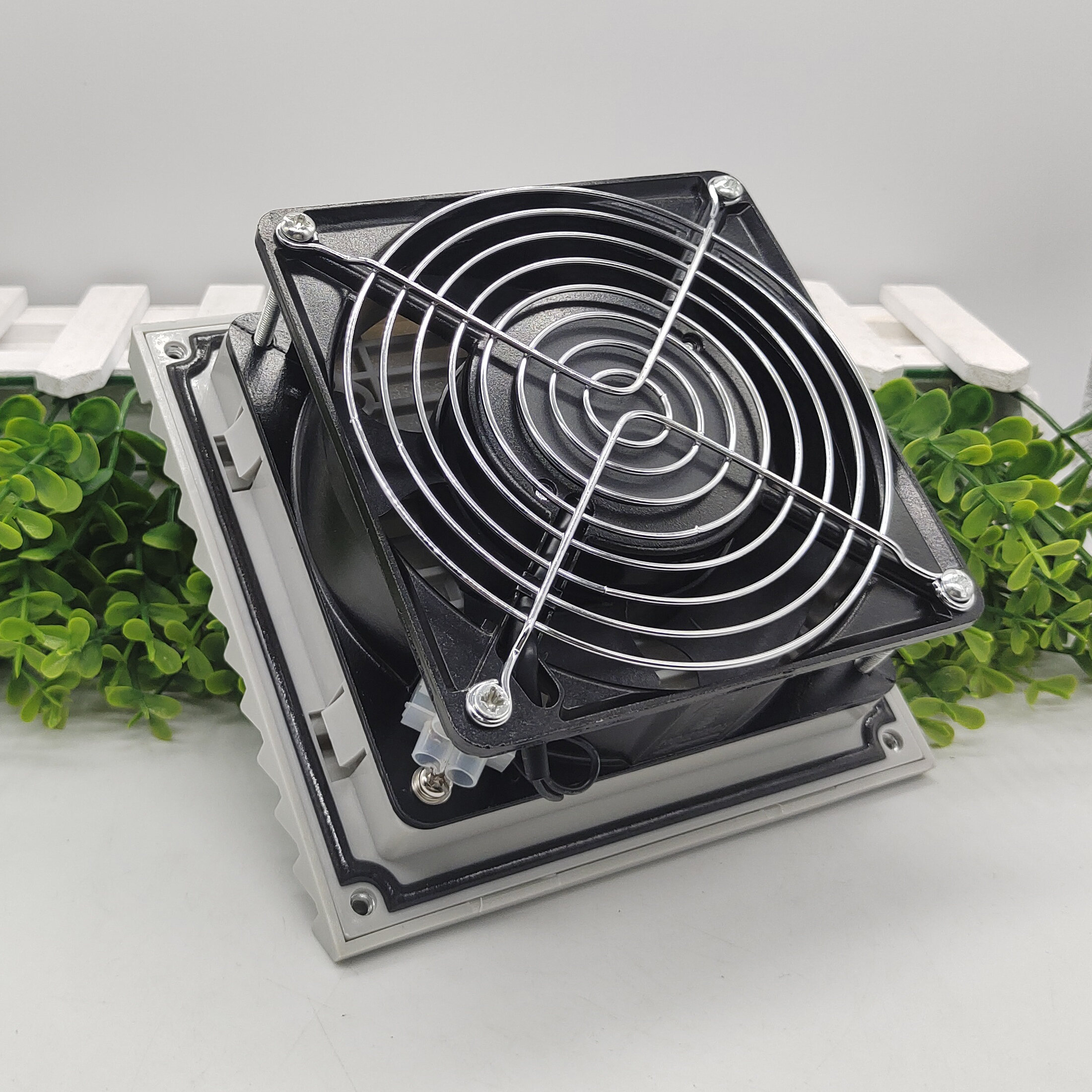 风扇散热风机组套百叶窗