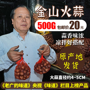 金山火蒜大个头开平特产独子蒜烟熏头新鲜张国裕火焗生蒜老广味道