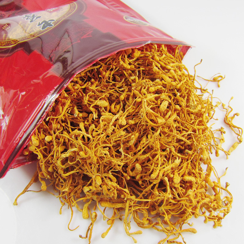 虫草花干货素食云南特产500g孢子头1斤蛹虫草煲汤无熏香金虫草花