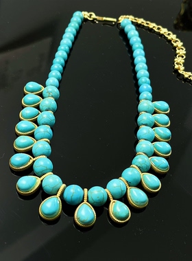 铜合金8267法式复古高级感项链