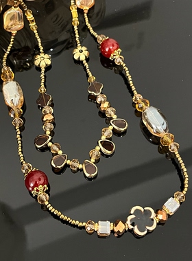 铜合金复古毛衣链长约75cm8011