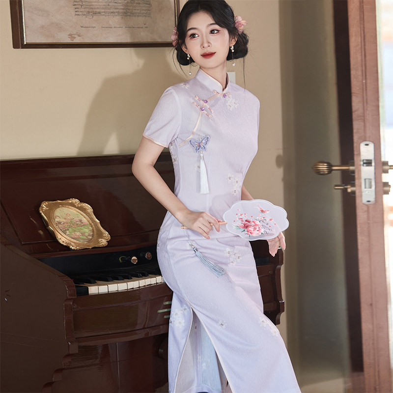 苏禾民国风年轻款旗袍裙日常可穿新中式小个子少女轻奢小众连衣裙