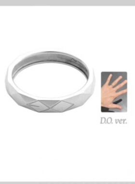 s925银EXO男团回归同款戒指礼物