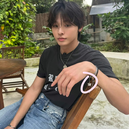 riku同款蝴蝶手链男女叠戴时尚简约百搭气质粉丝应援周边情侣手链