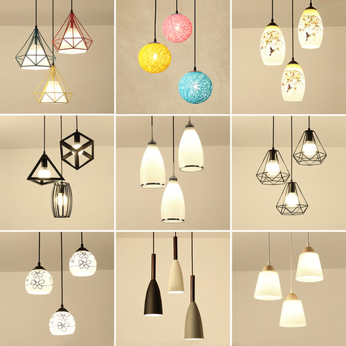 餐厅吊灯现代简约led吧台个性