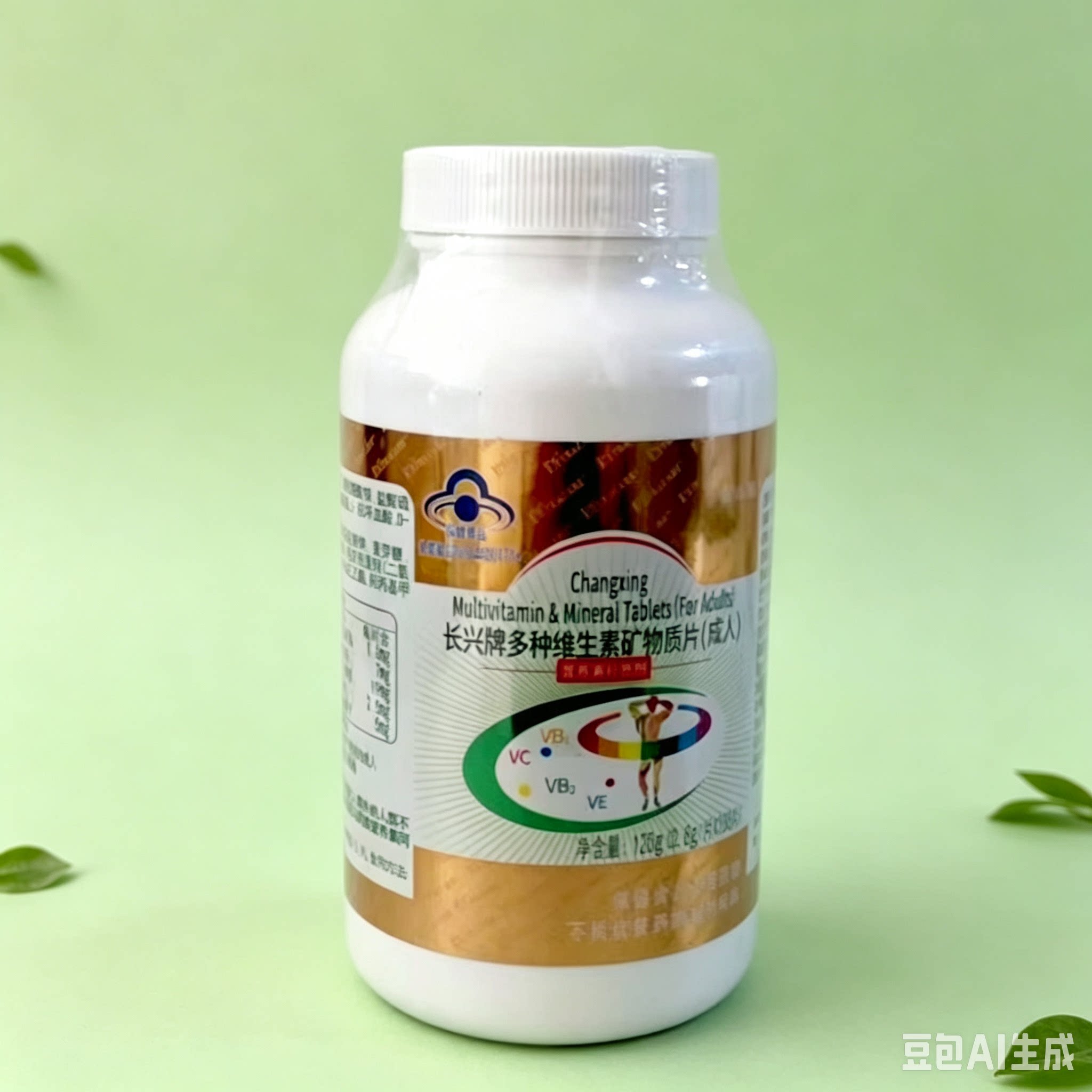 莱蒂菲保健品 安佐康 长兴牌多种维生素矿物质片(成人) 100片