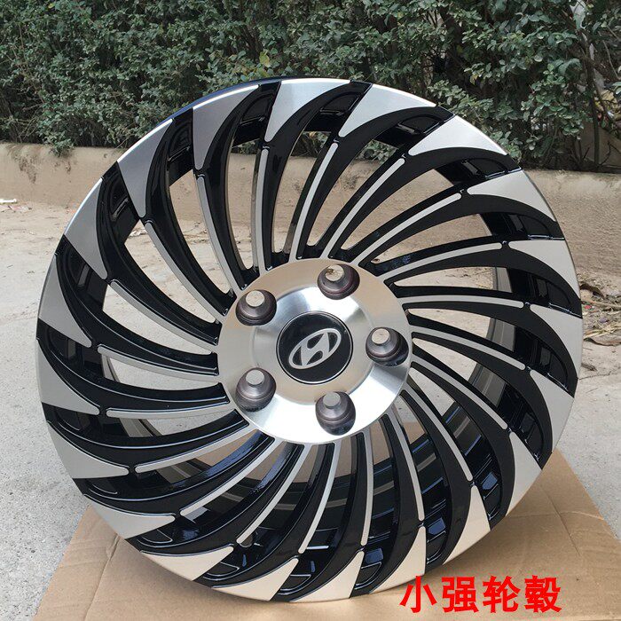 适用HT现代朗动名图IX35途胜索纳塔伊兰特ix25菲斯塔领动悦动轮毂