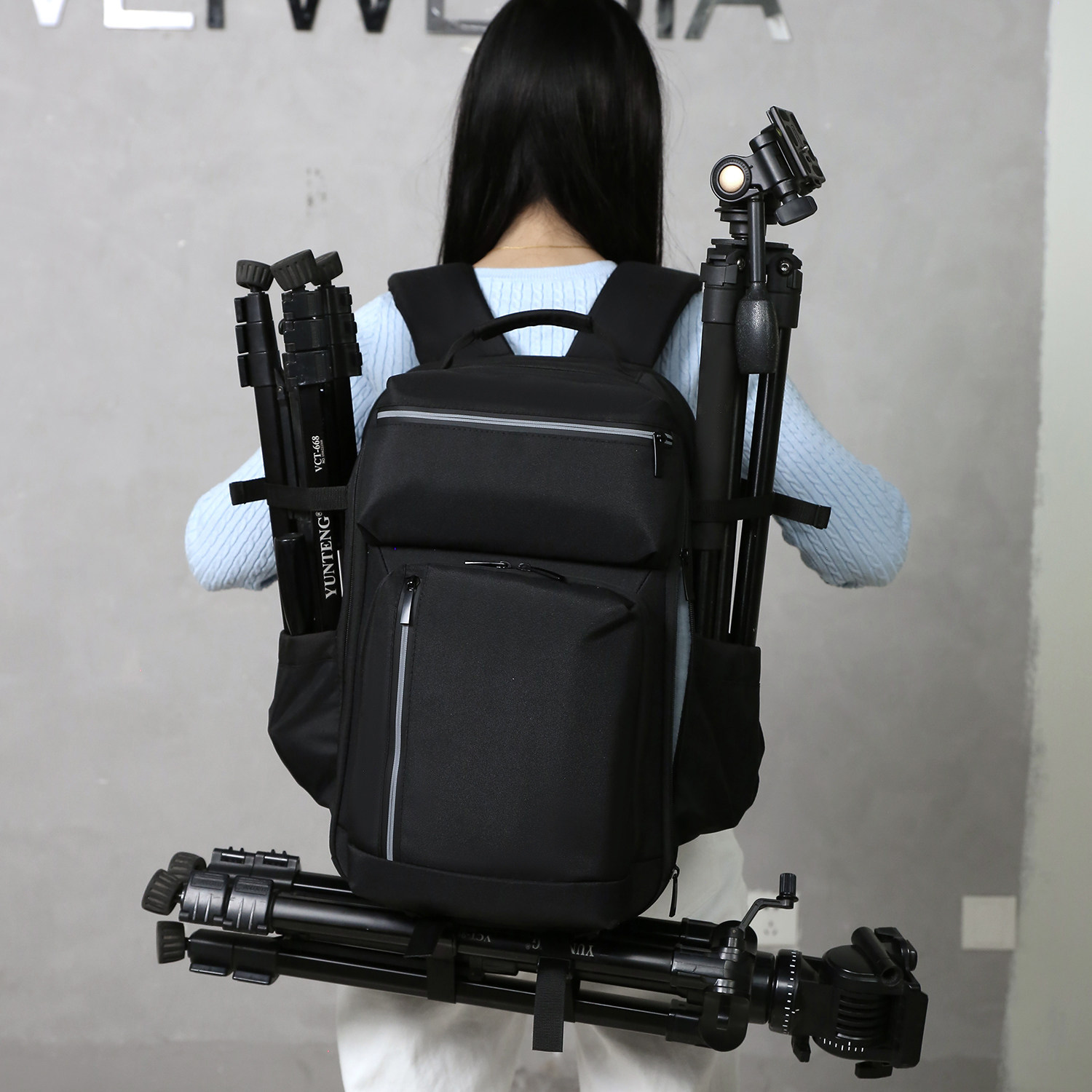 相机包双肩摄影包专业单反微单无人机数码背包大容量收纳包男女用