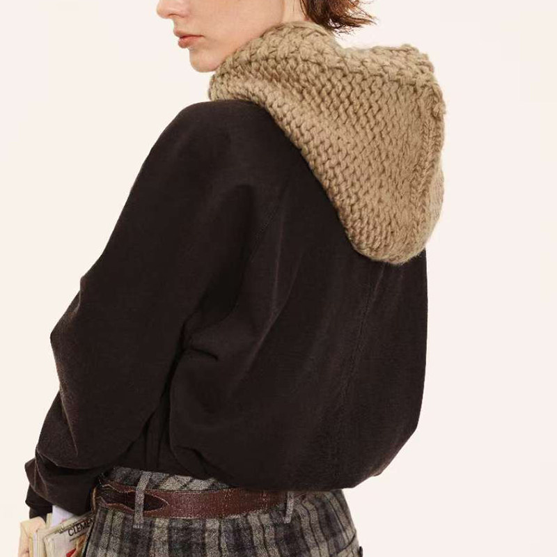 阿树家 GUM| 定制羊毛混纺纯手工粗针毛线帽