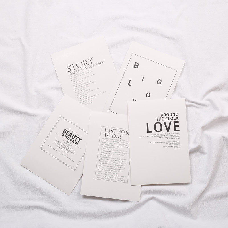 ins英文字母卡片背景纸布 化妆品美甲拍照道具美食摄影装饰搭配