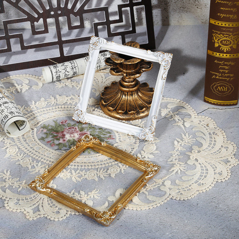ins相框欧式复古美甲展示框谷美拍摄道具拍照氛围装饰道具摆件