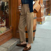 新款 裤 九分裤 羊毛休闲西装 女 高腰显瘦坠感直筒裤 极简风2025春秋季