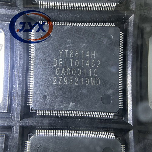 全新原装 裕太微YT8614H 封装LQFP176 四通道千兆以太网PHY芯片