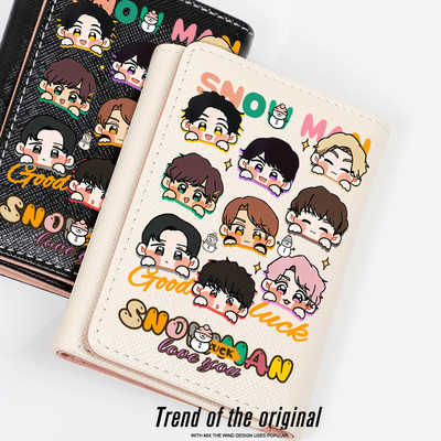 SNOWMAN雪人周边钱包卡包一体