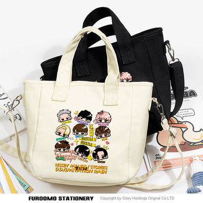 目黑莲snowman雪人周边帆布包女