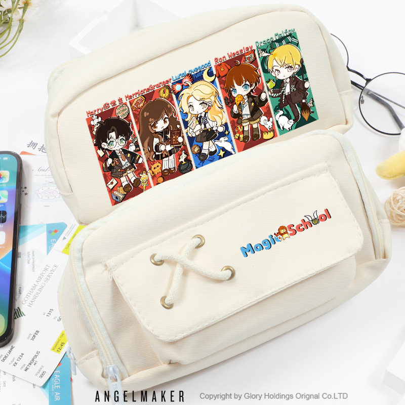 哈利周边波特马尔福赫敏文具笔袋