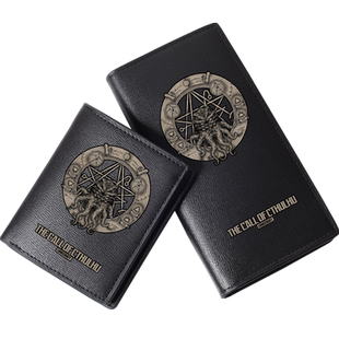 克苏鲁的呼唤神话小说个性周边钱包男女青少年Cthulhu旧日支配者