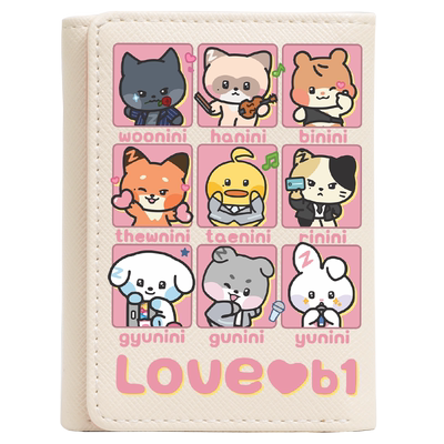 ZB1专辑周边可爱卡通钱包短款女