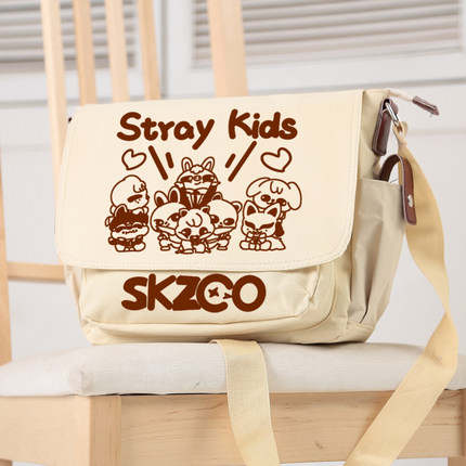 MAXIDENT专辑 SKZOO同款应援周边中学生书包单肩斜挎包