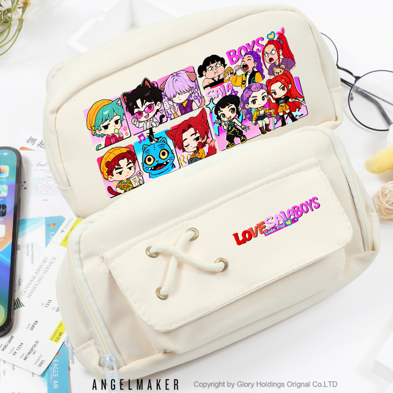 恶魔男团kpop猎魔女团周边文具袋