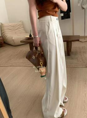 ｜大长腿轻松get｜秋升级爆款版型超正的休闲阔腿裤西裤