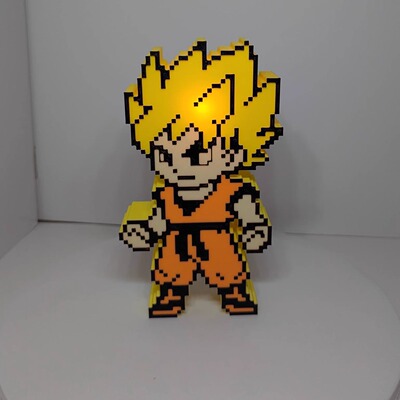 七龙珠周边功悟空冲击波夜灯摆件