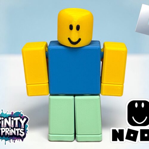 罗布乐思NOOB手办桌面摆件3D