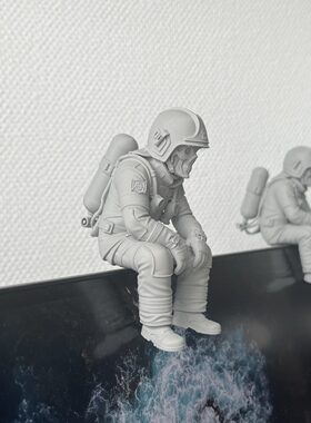 骷髅消防员3D打印桌面摆件