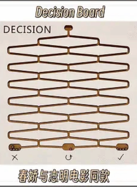 网红决策板家庭玩具 选择困难症情侣婚礼游戏决策板A字