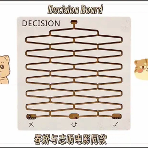 选择困难症网红决策板家庭玩具