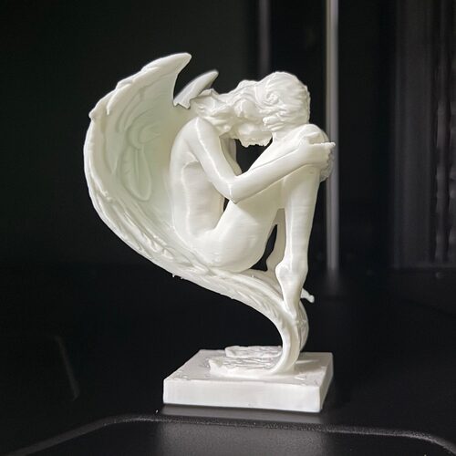 树脂天使3D打印桌面摆件礼物