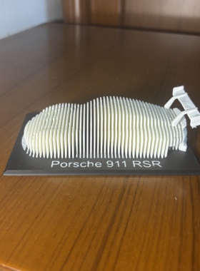 保时捷911车模分层仿真gt3rs赛车汽车模型收藏摆件男孩儿童玩具车