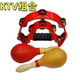 KTV铃鼓套装 KTV手摇铃铃圈酒吧助威道具 打击乐器花鼓圈沙球沙锤