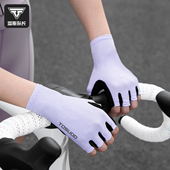 塔斯队长半指骑行手套轻薄透气女公路车减震夏季 备 男山地自行车装