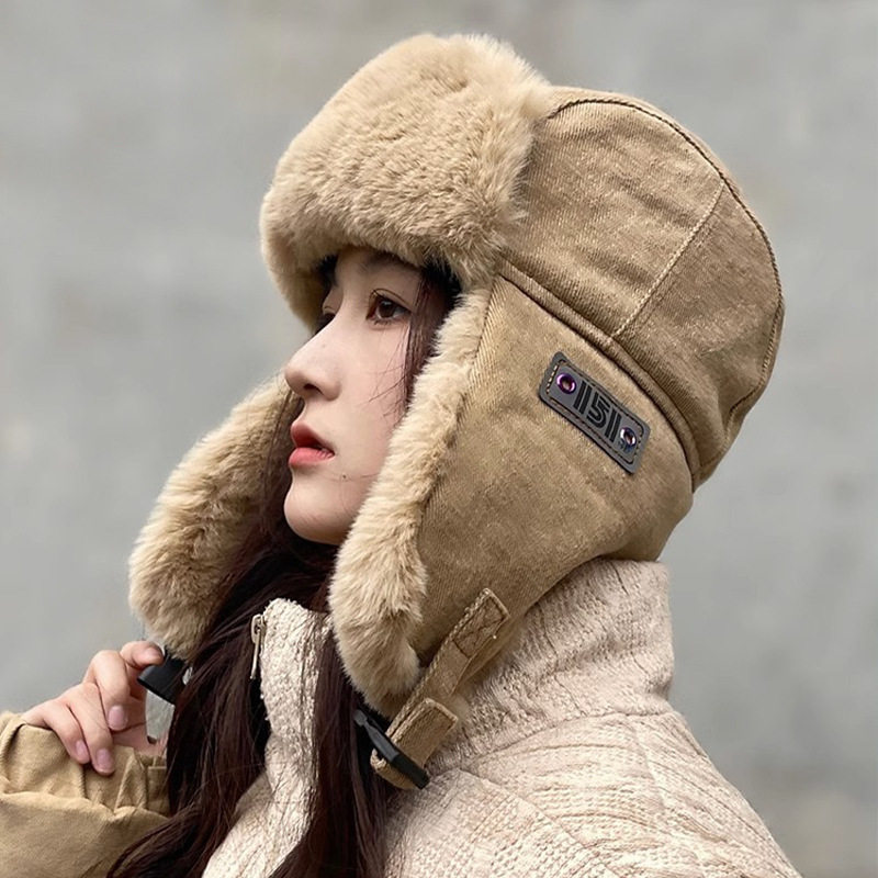 2025百搭韩版雷锋帽子男女冬季帽