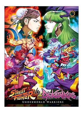 英文原版 Street Fighter Vs Darkstalkers Underworld Warriors 街头霸王大战恶魔战士 精装漫画 英文版 进口英语原版书籍