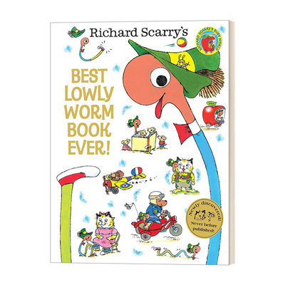 英文原版 Best Lowly Worm Book Ever! 斯凯瑞 有史以来最好的小虫子书 儿童精装启蒙图画故事书绘本 英文版 进口英语原版书籍