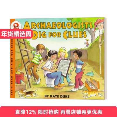 Archaeologists Digfor Clues 考古学家挖掘线进口原版英文书籍