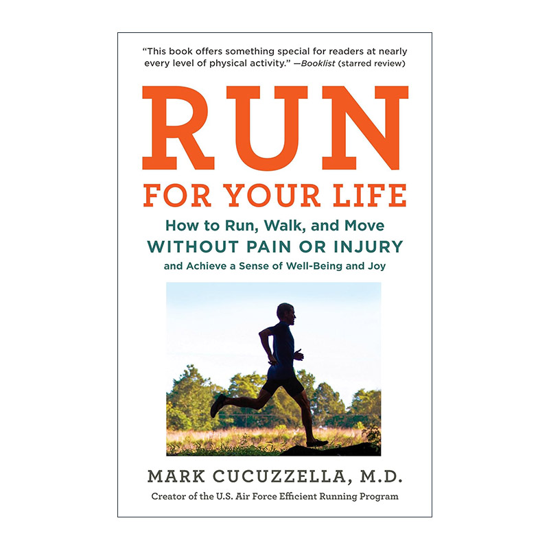 英文原版 Run for Your Life 为你的生活而跑 健康跑步插图指南 马拉松运动 Mark Cucuzzella 英文版 进口英语原版书籍