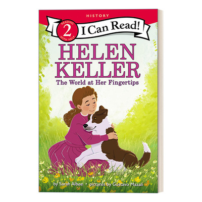 英文原版 Helen Keller The World at Her Fingertips 海伦凯勒 I Can Read 2 History 分级阅读名人传记系列 进口英语原版书籍