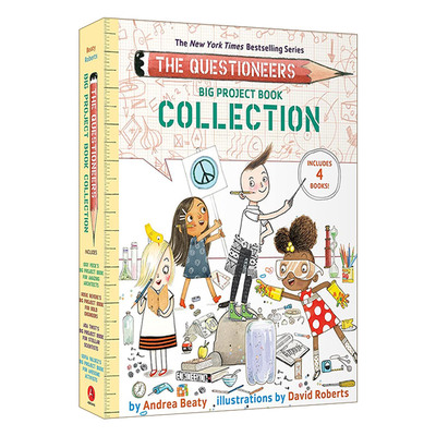 英文原版 The Questioneers Big Project Book Collection 梦想行动派 项目活动书系列 4册礼品套装 英文版 进口英语原版书籍