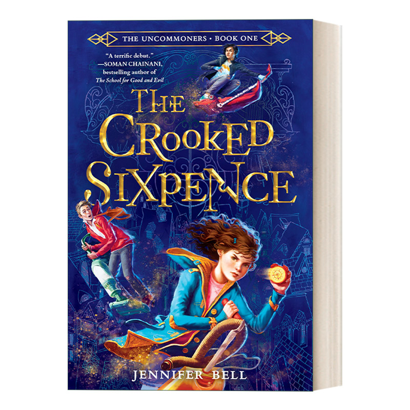 英文原版 The Uncommoners 01 The Crooked Sixpence 不思议市集系列1 歪歪扭扭的六便士 儿童奇幻冒险小说 英文版 进口英语原版书