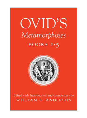 英文原版 Ovid's Metamorphoses 奥维德变形记1-5卷 英文评注本 William S. Anderson 英文版 进口英语原版书籍