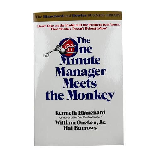 英文原版 The One Minute Manager Meets The Monkey 一分钟经理人 遇见猴子 为管理者释放时间的优先管理法 Ken Blanchard 英文版