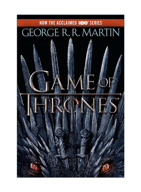 英文原版 A Game of Thrones HBO Tie-in Edition 冰与火之歌1 权力的游戏 电视剧版英文版 进口英语原版书籍
