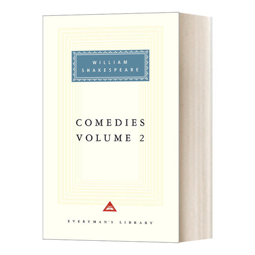 Comedies Volume 2 莎士比亚喜剧集 卷二 Everyman精装版进口英文原版书籍