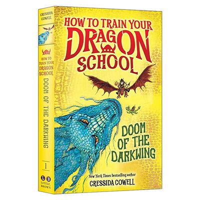 英文原版 How to Train Your Dragon School Doom of the Darkwing 驯龙高手学校 暗翼之灾1 英文版 进口英语原版书籍